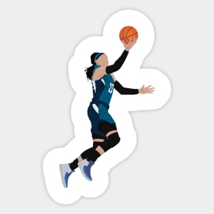 Women's basketball passion Sticker